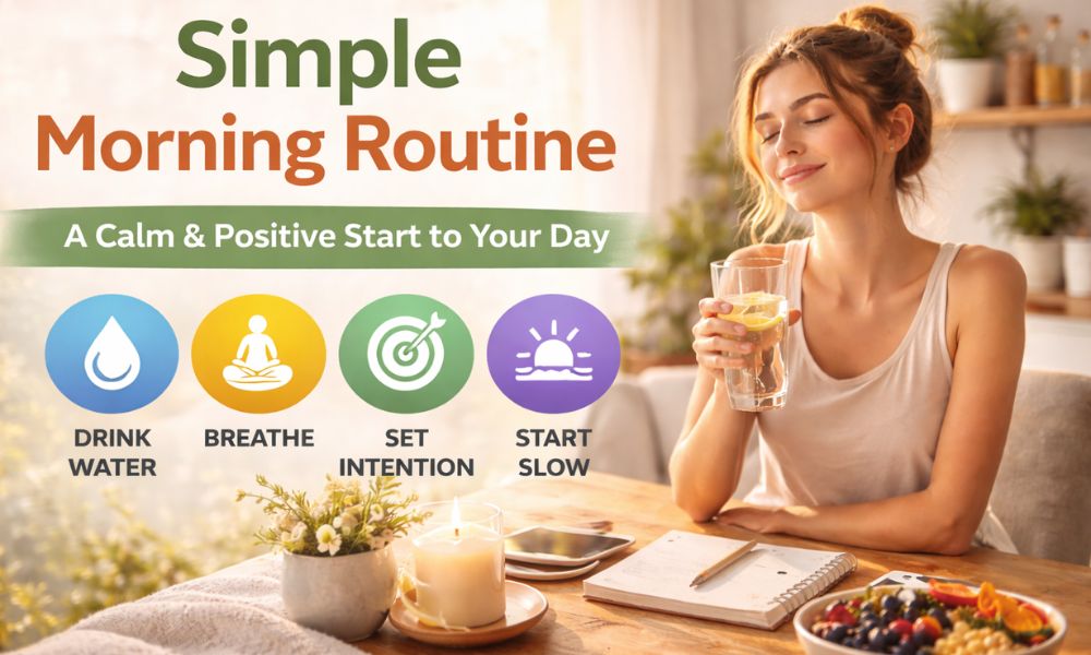 simple morning routine calm lifestyle