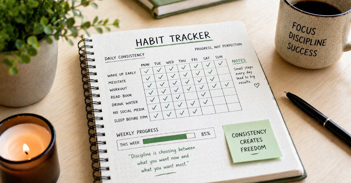 habit tracker daily consistency progress