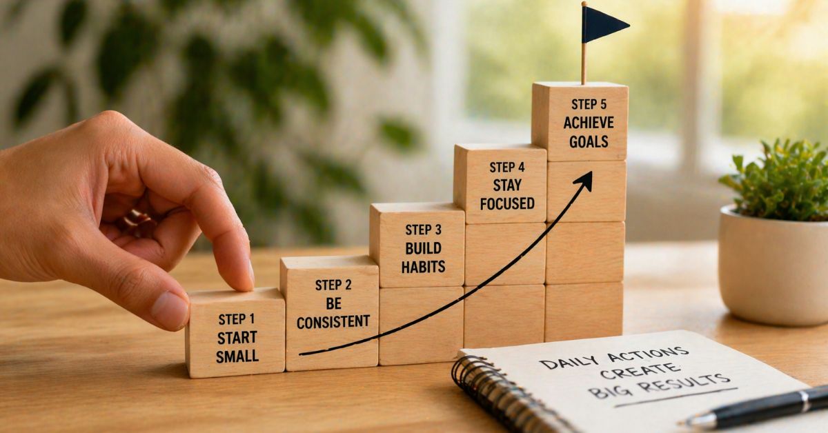 small steps habit building consistency