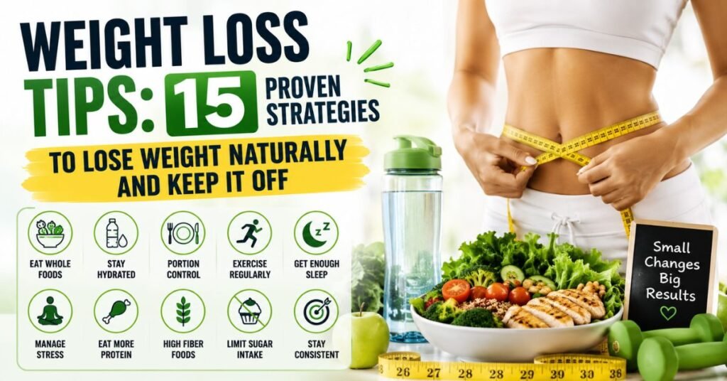 15 Proven Strategies to Lose Weight Naturally